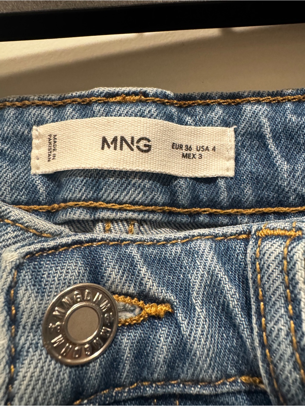 Mango Medium Rise Straight Leg with Slits - Picture 9 of 11